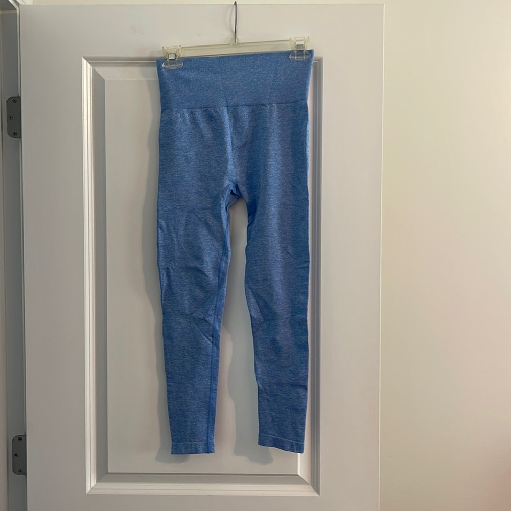 Amazon Aoxjox Active Leggings Light Blue Small Size